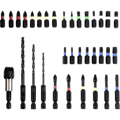 FRITZFURT 6100-3040 Bitset 24-delig Plat, Kruiskop Phillips, Kruiskop Pozidriv, T-profiel, Inbus Snelle wisselhouder