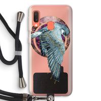 Golden Falcon: Samsung Galaxy A20e Transparant Hoesje met koord
