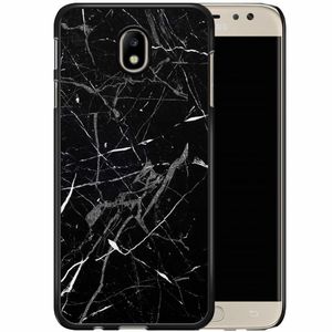 Samsung Galaxy J3 2017 hoesje - Marmer zwart