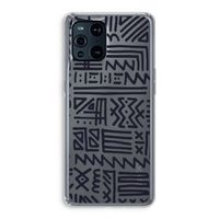 Marrakech print: Oppo Find X3 Transparant Hoesje