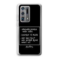 Mijn Motto's: Huawei P40 Pro Plus Transparant Hoesje