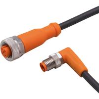 ifm Electronic EVC378 Verbindingskabel Aantal polen (sensoren): 4, 5 Stekker, haaks, Bus, recht 0.3 m 1 stuk(s)