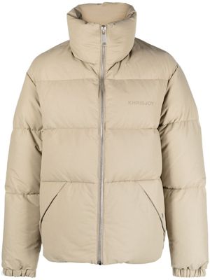 Khrisjoy veste matelassée à détails de coutures - Tons neutres