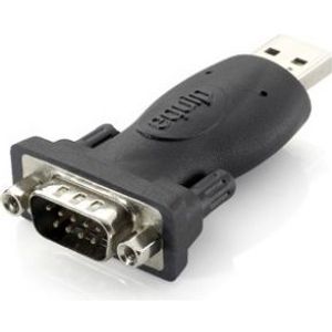 Equip 133382 USB A RS-232 Zwart kabeladapter/verloopstukje