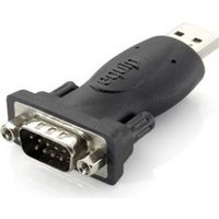 Equip 133382 USB A RS-232 Zwart kabeladapter/verloopstukje - thumbnail