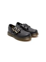 Dr. Martens Kids mocassins en cuir 8065 à boucle - Noir