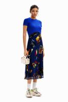 Midi-jurk gecombineerd M. Christian Lacroix - BLUE - XS