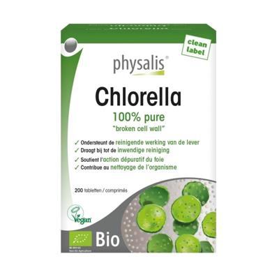 Physalis Chlorella 100% Pure 200Tabletten
