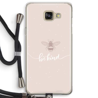 Be(e) kind: Samsung Galaxy A5 (2016) Transparant Hoesje met koord
