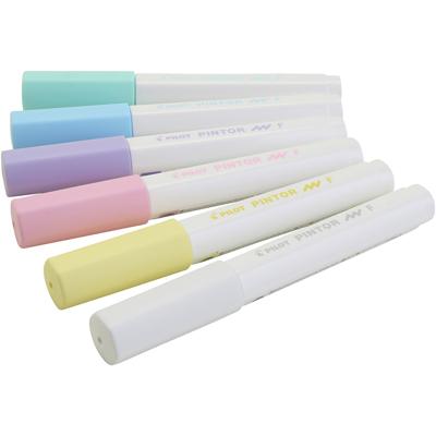 PILOT Pintor Markers, pastelkleuren, 6 stuk/ 1 doos