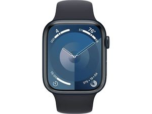 Apple Watch Series 9 45 mm Digitaal 396 x 484 Pixels Touchscreen Zwart Wifi GPS