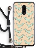 Dinos: OnePlus 7 Transparant Hoesje met koord