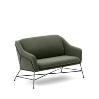 Kave Home 2-zits Bank 'Brida' kleur Donkergroen Kave Home 2-zits Bank 'Brida' kleur Donkergroen