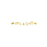 Paperdreams Letter banner - it's a girl!