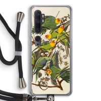 Carolinaparkiet: Xiaomi Mi Note 10 Pro Transparant Hoesje met koord