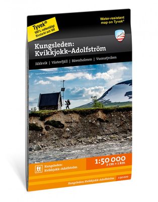 Wandelkaart 4 Fjällkartor 1:50.000 Kungsleden - Kvikkjokk-Adolfström | Zweden | Calazo