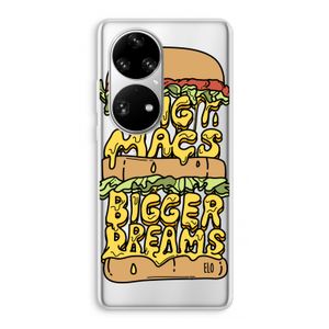 Big Macs Bigger Dreams: Huawei P50 Pro Transparant Hoesje