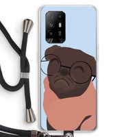 Ludo: Oppo A95 5G Transparant Hoesje met koord