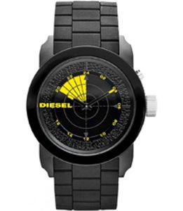 Horlogeband Diesel DZ1605 Silicoon Zwart 24mm