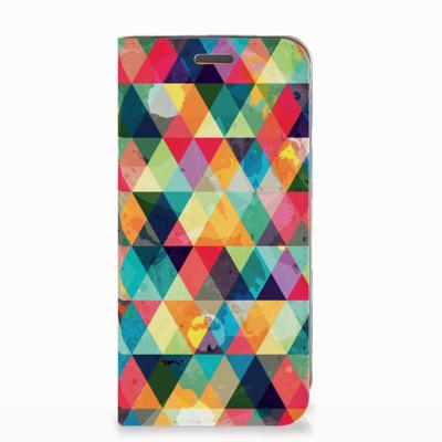 Motorola Moto E5 Play | Hoesje met Magneet | Geruit Motorola Moto E5 Play | Hoesje met Magneet | Geruit