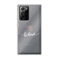 Be(e) kind: Samsung Galaxy Note 20 Ultra / Note 20 Ultra 5G Transparant Hoesje