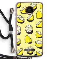 When Life Gives You Lemons...: Motorola Moto Z Force Transparant Hoesje met koord