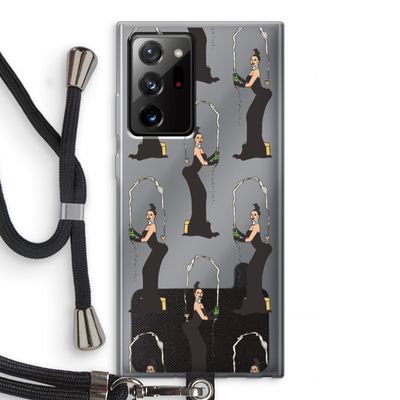 Pop Some Kim: Samsung Galaxy Note 20 Ultra / Note 20 Ultra 5G Transparant Hoesje met koord