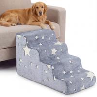 Hondentrap van Schuim van de Derde/Vierde Generatie Felgekleurde Trap van Hoogwaardig Schuim voor Huisdieren-4-laags