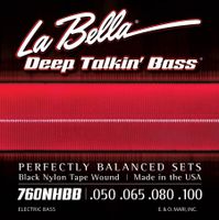 La Bella L-760NHBB snarenset elektrische 'Beatle' basgitaar - thumbnail