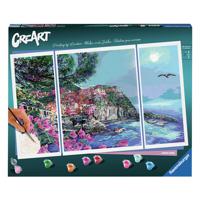 Ravensburger CreArt Schilderen op Nummer Romantic Cinque Terre - thumbnail