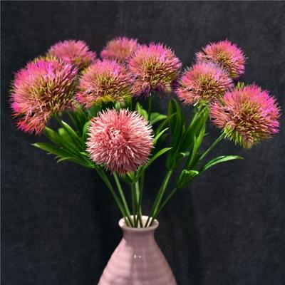 10 stuks kunst bloemen paardebloem kunststof bloem bruiloft huis Valentine decoratie (roze)