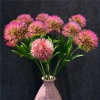 10 stuks kunst bloemen paardebloem kunststof bloem bruiloft huis Valentine decoratie (roze)