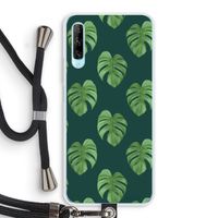Monstera leaves: Huawei P Smart Pro Transparant Hoesje met koord