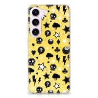 Silicone Back Case Samsung Galaxy S23 Punk Geel