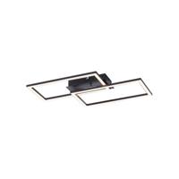 Paul Neuhaus Zwarte plafonnièreIven met led - 14692-18