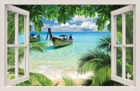 Raam Thailand boot 140x90cm Tuindoek - Customize it