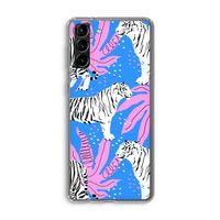 Tijger: Samsung Galaxy S21 Plus Transparant Hoesje