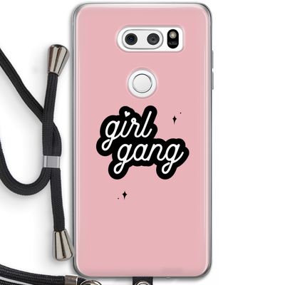 Girl Gang: LG V30 Transparant Hoesje met koord