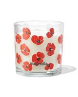 HEMA Geurkaars in glas ⌀10x10cm magnolia (oranje)