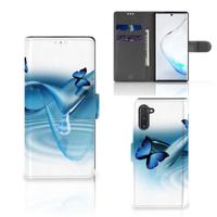 Samsung Galaxy Note 10 | Telefoonhoesje | Met pasjeshouder | Vlinders