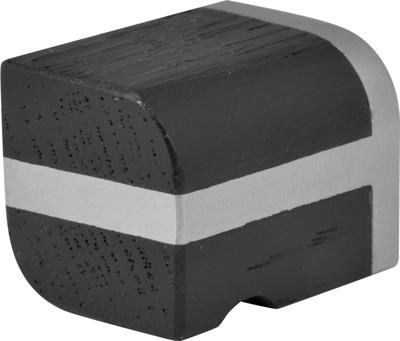 Formani meubelknop Piet Boon TWO PB22M - mat RVS/eikenhout zwart