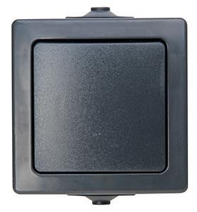 Kopp SWD opbouw schakelaar kruis antraciet - 4628280