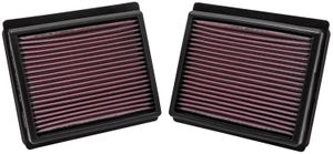 K&N vervangingsfilter passend voor Infiniti M35 3.5L V6 2009-2010 (2 per box) (33-2440) 332440