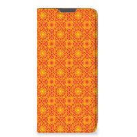 Xiaomi Redmi Note 11 Pro Hoesje met Magneet Batik Oranje