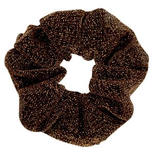 scrunchie Glitter Golden brown