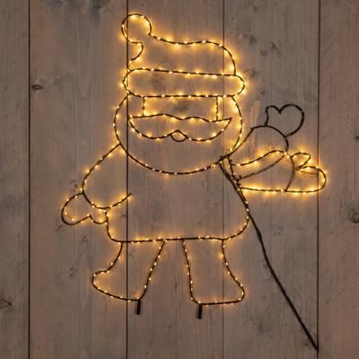 Kerstverlichting figuur kerstman?- 60 x 50 cm?- 250 led lampjes - warm wit