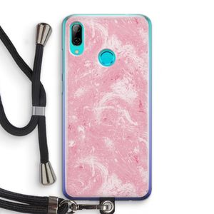 Abstract Painting Pink: Huawei P Smart (2019) Transparant Hoesje met koord