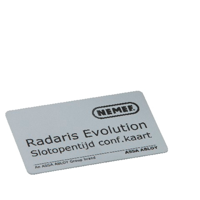 Nemef 7322 Slot-opentijd configuratiekaart radaris evolution | slot-opentijdkaart - 9732200000