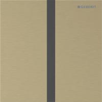 Bedieningsplaat Geberit Type 40 Met Batterijvoeding Sqaure Easy To Clean Geborsteld Messing