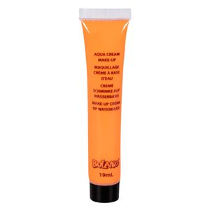 Schmink/make-up tube - oranje - 19 gram - waterbasis - carnaval/Halloween